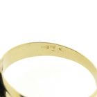 Image 8 of Two-tone gold solitaire ring with zirconia