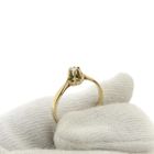 Image 7 of Gold solitaire ring with diamond | 0.03 ct.