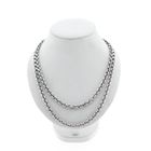 Image 1 of Solid Silver Cable Chain Necklace