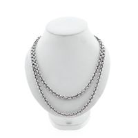 Solid Silver Cable Chain Necklace
