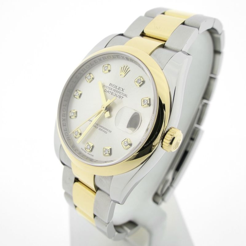 Image 2 of Rolex Datejust 116203; Automatic watch with diamond dial