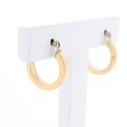 Image 3 of Gold earrings; Ø 14.5 mm
