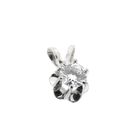 Image 4 of White gold pendant with diamond | 0.22 ct.