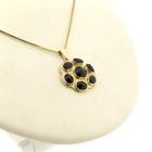 Image 11 of Vintage gold pendant with garnet.