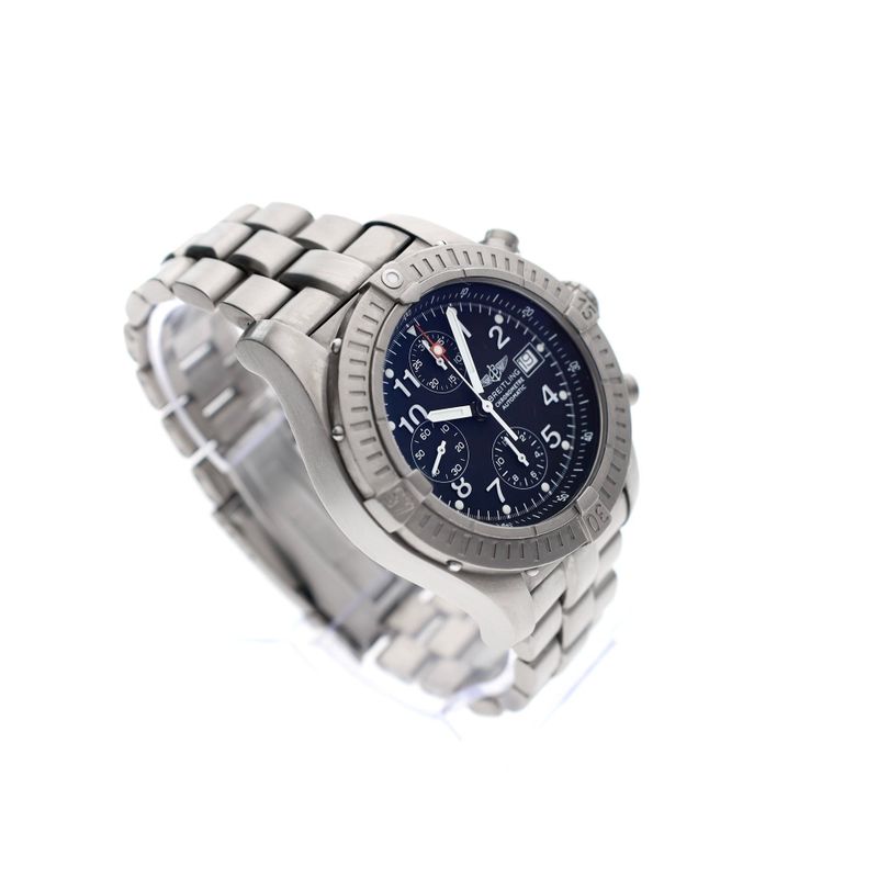 Image 4 of Breitling Avenger Titanium Chronograph E13360; Automatic Men's Watch