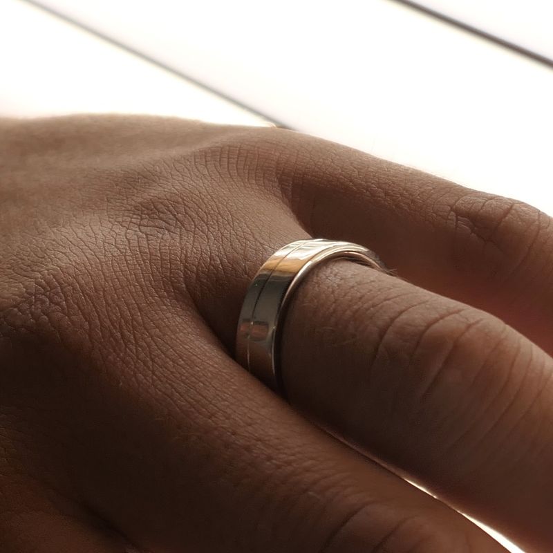 Image 6 of White gold men's (wedding) ring