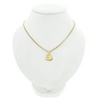 Image 3 of Gold playing card pendant with enamel