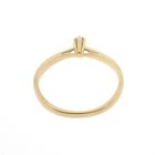 Image 7 of Gold solitaire ring with diamond | 0.04 ct.