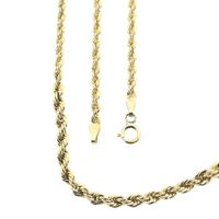 Gold twisted link chain