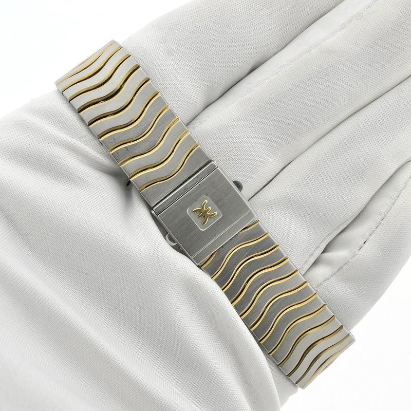 Image 5 of Ebel Classic Wave 181903; 18k gold/steel watch