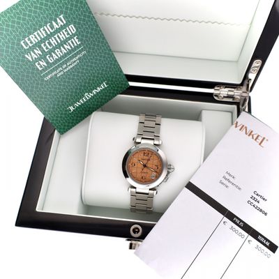 Afbeelding 2 van Cartier Pasha C ‘Salomon’ 2324 W31043M7; Automatisch Horloge
