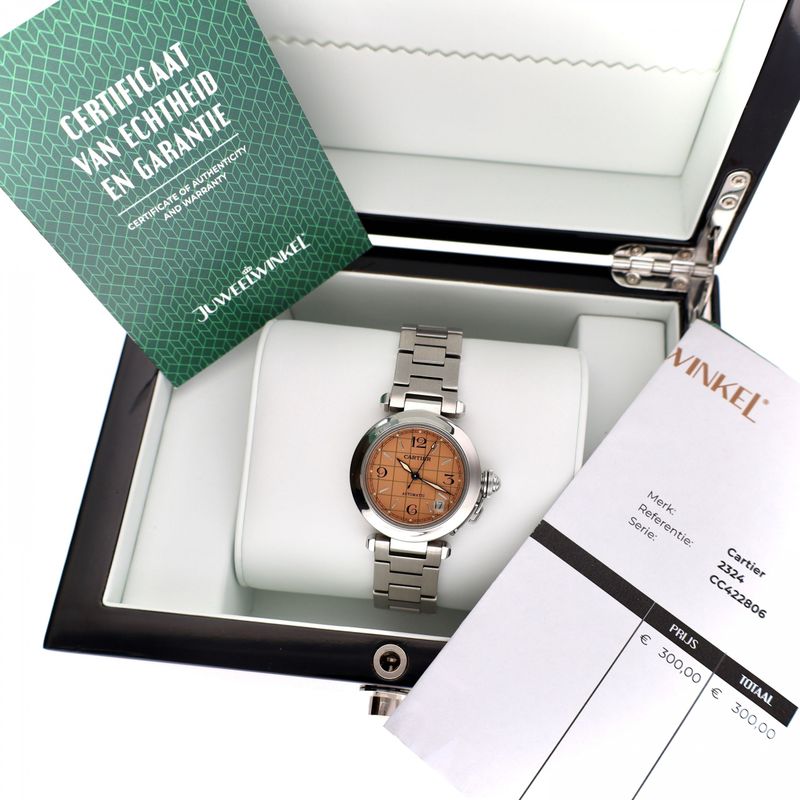 Afbeelding 2 van Cartier Pasha C ‘Salomon’ 2324 W31043M7; Automatisch Horloge