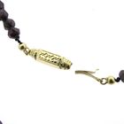 Image 5 of Garnet necklace/saucer with gold clasp; Antique | 80 cm