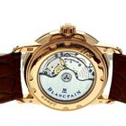 Image 5 of Blancpain Leman Dual Time; 18k rose gold men's watch