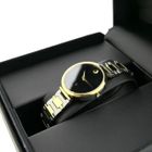 Image 17 of Movado Museum Classic; Two-tone automatic women's watch with black dial; 0607679