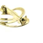 Image 6 of Gold letter brooch; letter G