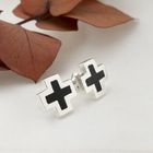 Image 6 of ILARA silver cross earrings