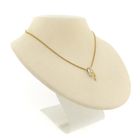 Image 6 of Two-tone gold pendant with diamond | 0.12 ct.