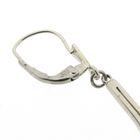 Image 8 of White gold stud earrings with diamond | 0.08 ct.