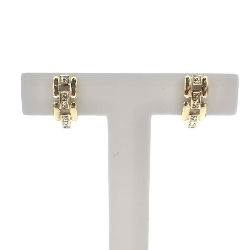 Image 1 of Golden fantasy stud earrings