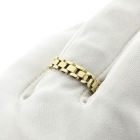 Gold link ring