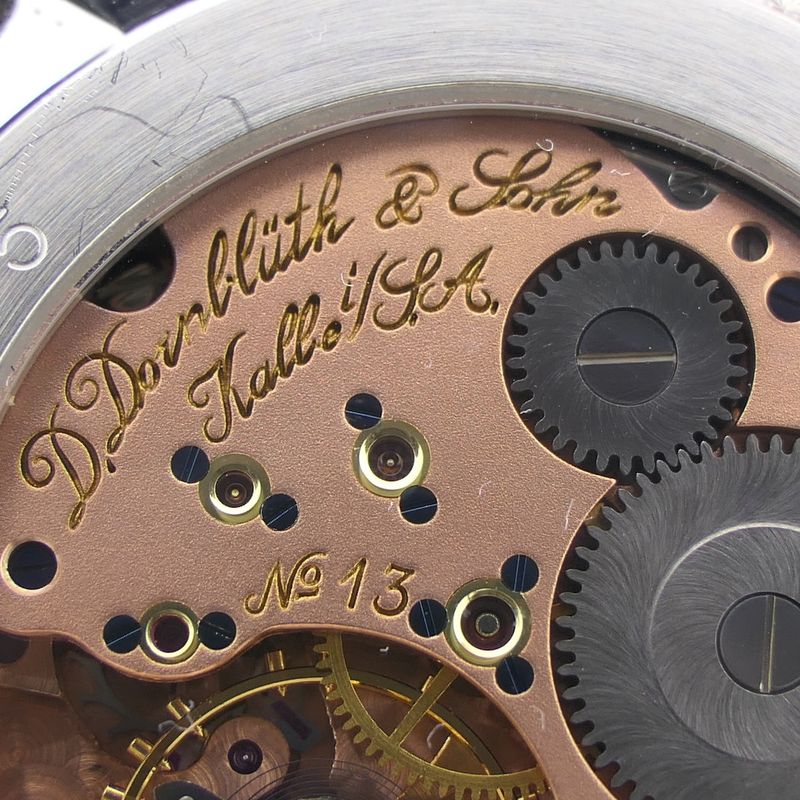 Image 13 of D. Dornblüth & Sohne 09.0 Jasmin; Handmade mechanical watch