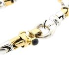 Image 6 of Two-tone gold fantasy link bracelet