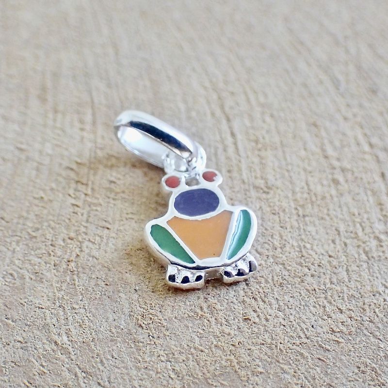 Image 6 of Silver charm; Frog