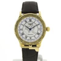Longines 'The Pioneers Watch'; Automatic 18k gold men's watch