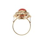 Image 4 of Vintage gold ring with carnelian bandagate
