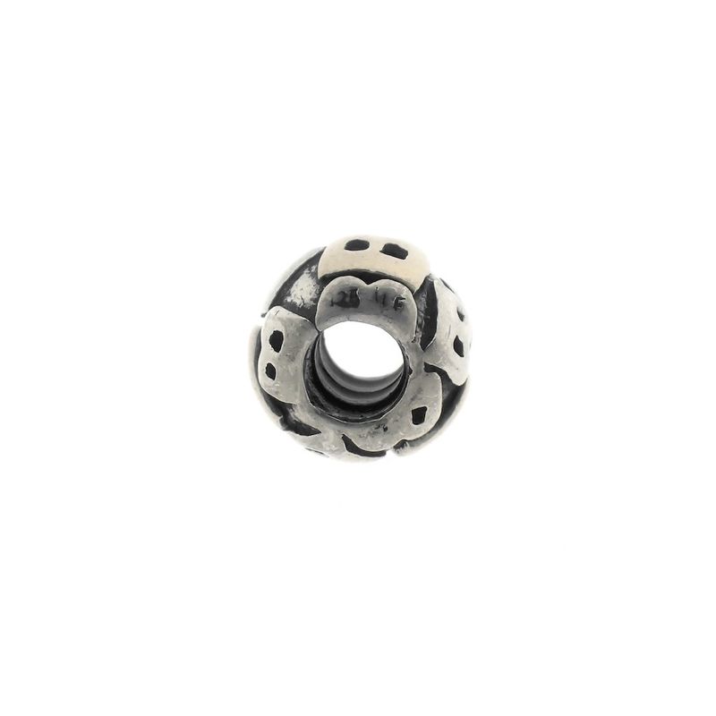 Image 5 of Pandora charm; Silver with gold; Letter B