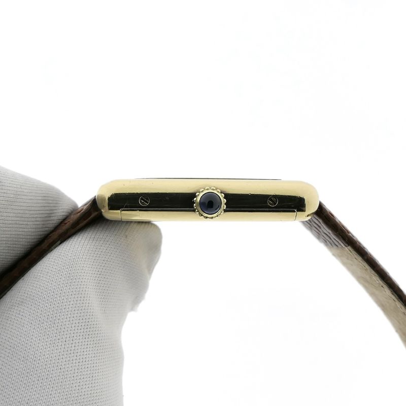 Image 6 of Cartier Tank Vermeil 'Large'; Vintage mechanical watch