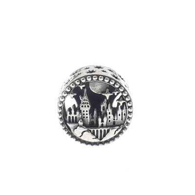 Image 1 of Pandora x Harry Potter charm; Silver; Hogwarts School of Witchcraft and Wizardry