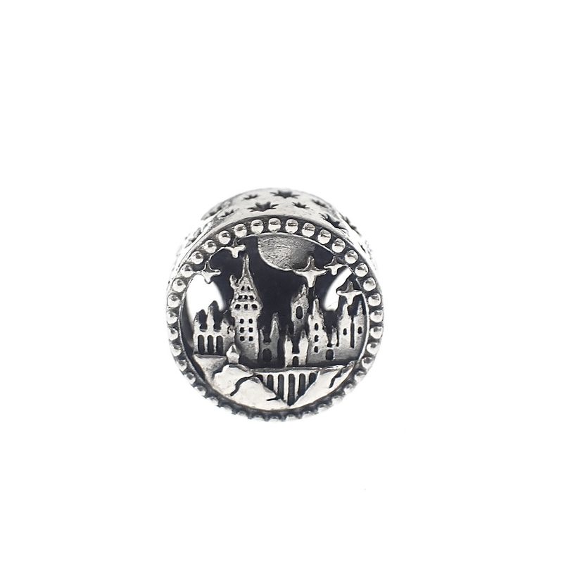 Image 1 of Pandora x Harry Potter charm; Silver; Hogwarts School of Witchcraft and Wizardry
