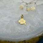 Image 2 of Gold four-leaf clover charm