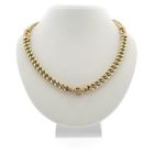 Image 1 of Two-tone gold gourmet link necklace
