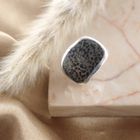 Image 3 of Silver ring with wood