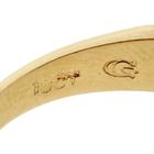 Image 10 of 18-karat gold ring with diamond and sapphire | approx. 0.51 ct.