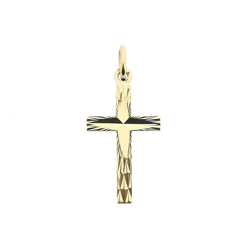 Image 1 of Gold pendant of a cross