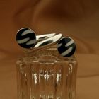 Image 2 of Artistic silver ladies ring with enamel