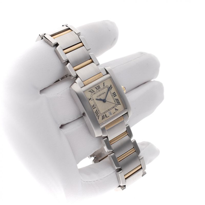 Image 7 of Cartier Tank Française 2302 W51005Q4; Automatic Watch