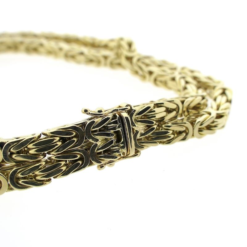 Image 3 of Solid gold double king bracelet