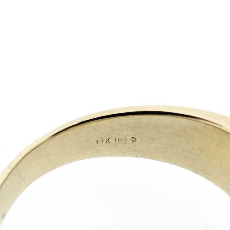 Image 5 of Two-tone gold fantasy ring with 0.21 ct diamond.