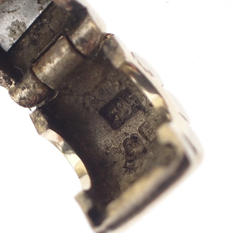 Image 4 of Pandora clip charm; Gold; Gold Ridges