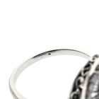 Image 10 of 18-karat white gold vintage cocktail ring with 1.96 ct. diamonds.