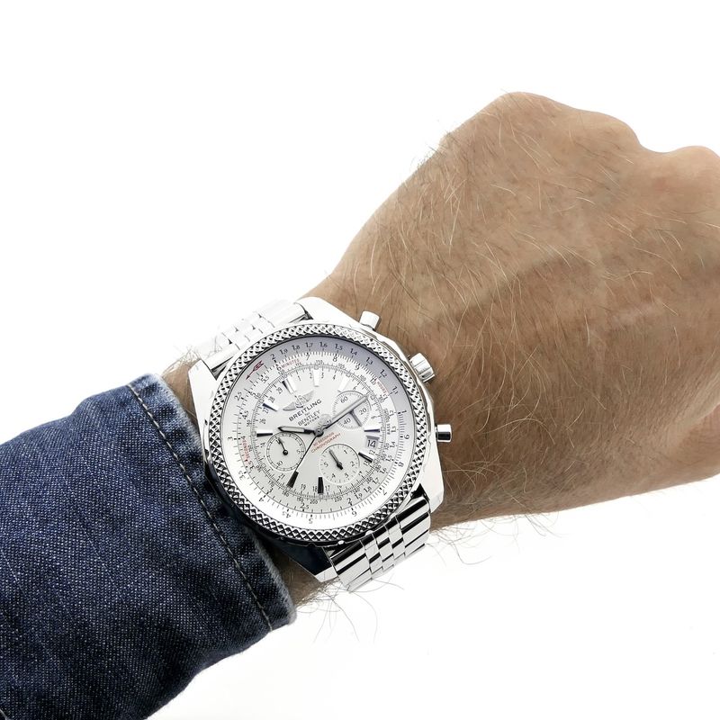 Image 13 of Breitling Bentley Motors 'Special Edition' A25362; Chronograph men's watch