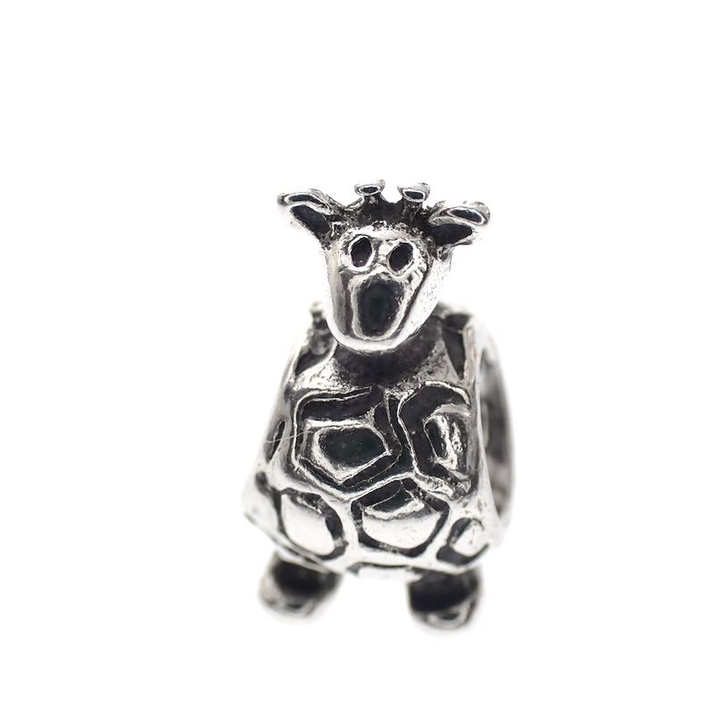 Image 4 of Pandora charm; Silver; Silver Giraffe Charm
