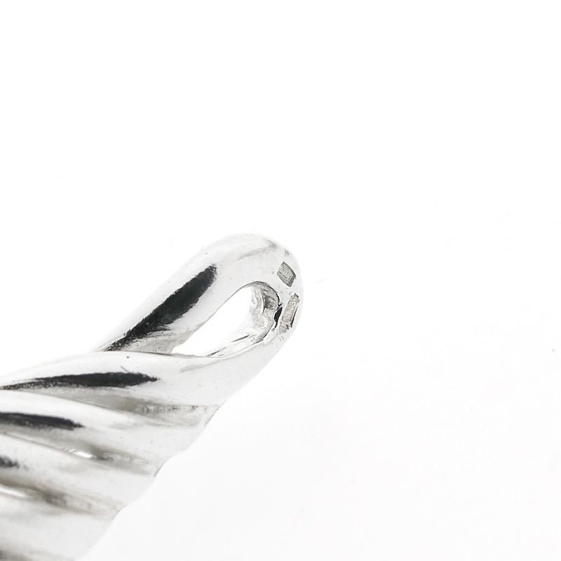 Image 6 of Silver pendant with a convex design