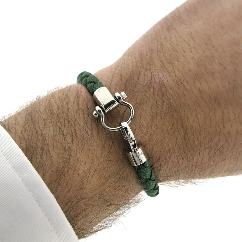 Image 9 of Omega Accessories; Sailing Bracelet; Green Aqua collection; Nylon; (S) 18cm