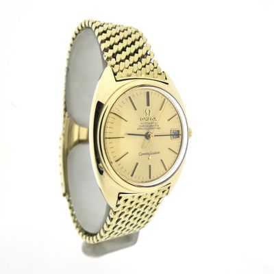 Image 2 of Omega Constellation Automatic Chronometer 168.009; Vintage 14k gold men's watch